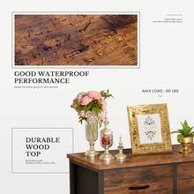 OLIXIS 6 Drawers Storage Organizers Units, Closet Organizers And Storage For Clothes, Fabric Storage Drawer TV Stand For Living Room, Chest Of Dresser In 38.2"D X 13.8"W X 30"H, Grey - 鏽棕色 - 查看 5