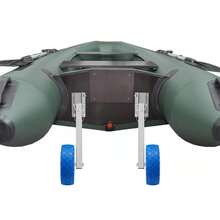 Bazargame Boat Launching Wheels, 9.8" Boat Transom Launching Wheel, 330 LBS Loading Capacity Inflatable Boat Launch Wheels, Stainless Steel Inflatable Boat Removable Transom Launch Wheels - Blue - View 8