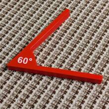 1 Set Of Math Teaching Aids - Angle Measurement Tools, Geometric Angle Display Instruments, Educational Learning Tools For Angle Recognition, Made Of Plastic, Ideal For Young Learners, Math Teaching Aids|Informative Display| Plastic Construction - Multicolor - View 5