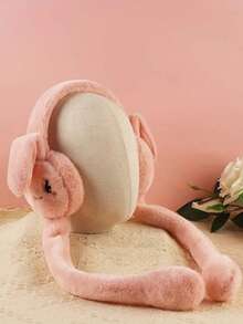 1 set söta kaninöronkåpor för barn på vintern, varma plyschöronkåpor med rörliga öron, köldtåliga tecknade öronkåpor för värme och mjukhet, viktiga för vinterutflykter - Multifärgad - Visa 11