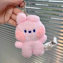 Cosplay Series Anime Figures Kawaii New Kpop Cartoon 8Cm Small Animal Mini COOKY RJ TATA Plush Keychain Knapsack Pendant Cartoon New Plush Doll Pendant Birthday Gift A Christmas And Birthday Gift For A Friend - Multicolor - View 8