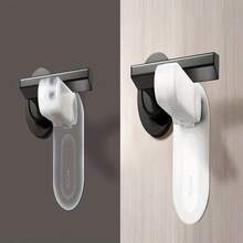 1/3 Piecesof White Door Handle Lock, Durable Door Lock, Child Lock, Home Protection Lock - White - View 12
