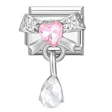 1pc Bow, Heart & Pentagram Charm DIY Bracelet, Necklace, Ring, Anklet, Fashion Elegant Cute Modular Jewelry Accessories