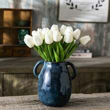 1/5/10/20 قطعة من الزهور الاصطناعية الفاخرة الرومانسية، باقات من الزهور البلاستيكية الحقيقية المجسمة من الزنبق الحريري، زهور اصطناعية لحفلات الزفاف والمنزل والفندق والحفلات وهدايا رأس السنة، ترتيبات زهور محمولة باليد لعيد الحب وحفلات الزفاف والمنزل والغرفة والصالة والديكور على الطاولة وباقة العروس والحديقة الخارجية