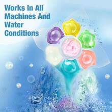 20/10/5/1片 七色网格洗衣香氛珠，持久清新添加剂，家居香氛洗衣珠，保持衣物洁净芬芳，适用于清洁衣物、窗帘、床上用品、家居装饰、圣诞节等，用量根据个人喜好而定。 - 彩色 - 查看 2