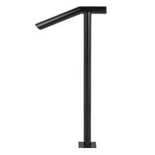 Round Type Metal Handrail Step Handrail 2 Steps Handrails For Outdoor Steps Handrails 18L X 38H Inch Steps Stair Railing For Steps With One Bolt Down Post - Black - View 8