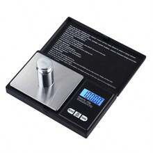 1. Eine 100g/0.01g hochpräzise elektronische Schmuckwaage, tragbar und leicht zu verstauen, aus ABS-Material gefertigt, mit Nullstellfunktion per Knopfdruck und Umrechnung in verschiedene Einheiten wie g, oz, ozt, dwt, ct, gn, alles mit nur einem Klick.