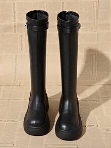 2025 New Summer/Early Autumn/Autumn/Spring Women's Boots, Mid-Calf/Knee-High Rider Boots, Wide Leg Opening,Party