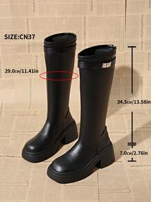 2025 New Summer/Early Autumn/Autumn/Spring Women's Boots, Mid-Calf/Knee-High Rider Boots, Wide Leg Opening,Party