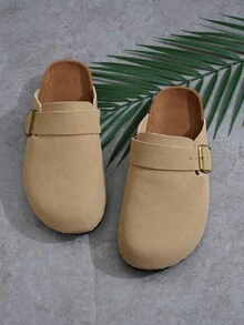 New Fashion Women Mule Shoes, Versatile, Minimalist, Casual, Comfortable, Easy Slip-On Design, Available In Plus Sizes, Ideal For Slouchy Wearers