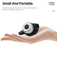 Timbre de bicicleta con sonido melódico fuerte, timbre de bicicleta clásico y mini para niños y adultos, bocina para bicicleta de carretera, montaña y scooter