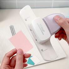 1 pieza Máquina de Estampado Manual | Manualidades DIY, Superficie de Trabajo con Rejilla, Estampado de Artesanía, Diseños Interesantes, Plástico ABS Duradero, Regalo Perfecto para Cumpleaños y Días Festivos, Vuelta a Clases, Oficina y Hogar