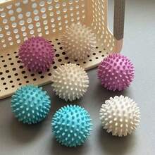 2/4/6pcs Reusable Laundry Balls, Dryer Balls, Laundry Accessories, Fabric Softener, Washing Machine Balls, Pet Hair Remover, Down Jacket Wrinkle Releaser, Clothing Wrinkle Remover, Essential Home Cleaning Tools