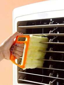 1pc Washable Window Cleaning Brush With Microfiber To Easily Collect Dust And Clean Blinds - 彩色 - 查看 3