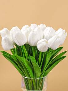 1/5/10/20 قطعة من الزهور الاصطناعية الفاخرة الرومانسية، باقات من الزهور البلاستيكية الحقيقية المجسمة من الزنبق الحريري، زهور اصطناعية لحفلات الزفاف والمنزل والفندق والحفلات وهدايا رأس السنة، ترتيبات زهور محمولة باليد لعيد الحب وحفلات الزفاف والمنزل والغرفة والصالة والديكور على الطاولة وباقة العروس والحديقة الخارجية