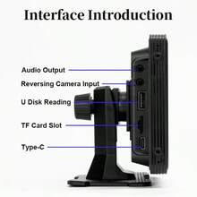 10.26 Inch Car Radio Multimedia Video Player Wireless Carplay And Wireless Android Auto Portable Universal Car Monitor