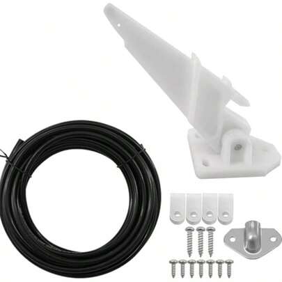 ISURE MARINE Boat Speedometer Pitot Kit,Universal Speedometer Kick-Up Pilot Tube 80 MPH Speedometer Pilot Sea Portable Mini Tool Accessories,20 Ft PVC Tubing