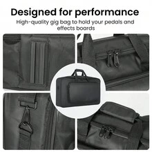 Pedalboard Boogie Board 56x32cm – Ideal For Live Stage Performance, Studio Recording & Practice - Black - View 4
