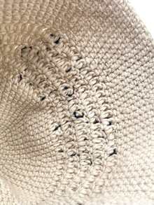 1pc Women's Floral Knitted Bucket Hat, Hyuna Style, Fresh Handmade Crochet Flower Beanie, Cute & Versatile, Suitable For Daily Wear Autumn Decor - Beige - View 4