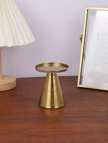 1 件/1 套波西米亚风格锌合金餐桌装饰 5 头/3 头烛台摆件金色欧式会所家居客厅节日浪漫氛围装扮蜡烛插座摆件 - 金色 - 查看 16