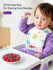 Philips Avent 20入拋棄式嬰兒圍兜,中性款 - 高吸水性、防漏,用餐與旅行必備,輕鬆處理髒亂餐點 - 彩色 - 查看 5