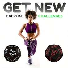 1pc Creative Yoga Dice, Fitness Exercise Yoga Ball, Multifunctional Fitness Accessory, Wonderful Yoga Gear, Small Gift For Friends, Suitable For Yoga, Fitness, Exercise