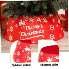 1 Piece, Christmas Tree Skirt, Christmas Tree Surround, Christmas Decoration, Base Christmas Decoration, Holiday Celebration Decoration, Scene Decoration, Holiday Decoration, Room Decoration, Home Decoration, Office Decoration, Theme Party Decoration, Christmas Decoration Christmas Decorations Home Christmas Gifts Christmas Decor - Multicolor - View 6