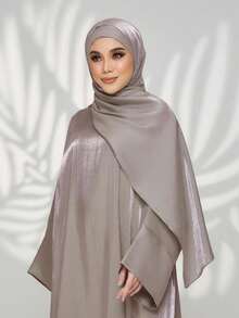 1pc New Style Hijab Abaya Set, Loose & Comfortable Abaya, Suitable For Muslim Women Daily Prayer And Outings, All Seasons - Multicolor - View 10