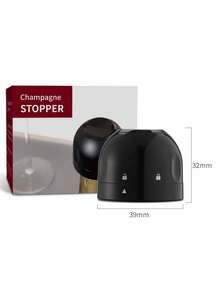 1pc Vacuum Wine Bottle Stopper, Silicone Airtight Champagne Bottle Sealer, Vacuum Preservation, Wine Stopper, Bar Tools, Bar Accessories