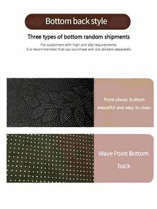 1 pièce Paillasson d'entrée semi-circulaire de couleur claire, style minimaliste lavable. Tapis d'entrée intérieur - Convient pour le salon, la chambre, le couloir, la décoration de la salle de séjour, la décoration de Noël, le tapis de cuisine