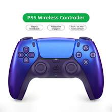 PS5 DualSense Wireless Controller With Immersive Tactile Feedback, Adaptive Triggers, Built-In Microphone, Compatible With PC And PlayStation 5 Consoles, Pure Indigo - Pure Indigo - View 2