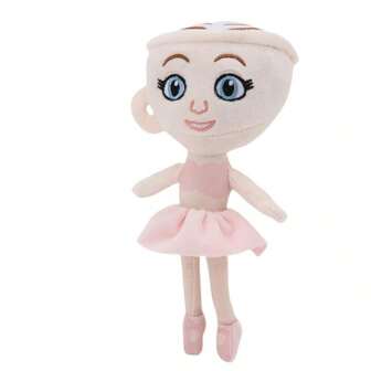 Tung Tungtung Sahur Plush Pillow - Cute Ballet Dancer Stuffed Animal, Soft Plushie For Beds, Ideal Christmas & Birthday Gift, Cute Pillow, Sofa Accessory, Home Decoration, Holiday Plush Toy Gift