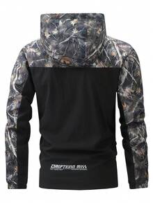 Men's Casual Long Sleeve Jacket, Men's Sportwear, Fashion Clothing - Green - View 2