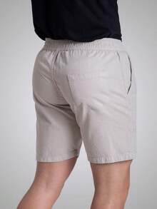 Premium Bermuda Shorts For Men - Màu be - Xem 5