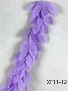 1 Roll Colorful 3D Flower Chiffon Lace Tassel, DIY Clothing Accessories, Swimwear, Children's Wear, Shoes, Hats, Decorations