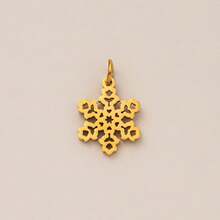 1 Piece Of Fashionable Hot Selling Poker Card Heart-Shaped Flower Love Clover Life Tree Rose Snowflake Christmas Tree Stainless Steel Pendant, Stainless Steel Plated With 18K Gold, DIY Jewelry Accessories, DIY Necklace Accessories, Bracelet Accessories, Keychain Accessories, Easy To Match, Suitable For Daily Leisure Festivals As An Exquisite DIY Pendant To Wear. - Multicolor - View 24