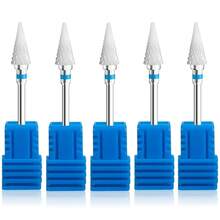 Bộ 5 hoặc 10 dụng cụ cắt gốm, mũi khoan móng, dụng cụ mài móng gel, dụng cụ loại bỏ lớp biểu bì, bộ giũa móng điện, phụ kiện - Nhiều màu - Xem 21