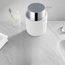 Dispensador de jabón espumoso para el baño, contenedores de almacenamiento de jabón de manos y lavavajillas, decoración de estilo granja, dispensador de jabón espumoso, soporte para cepillo de dientes