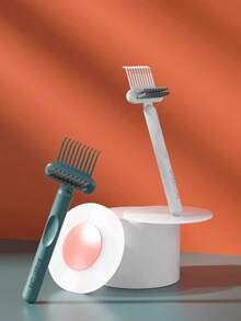 1pc Cushion Brush, Air Cushion Brush, Cleaning Brush, Cleaning Tool, Massage Brush, Curling Brush, Cleaning Device - Multicolor - View 5