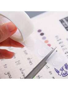 100pcs/Roll Double-Sided Transparent Balloon Glue Dots For Wedding & Birthday Decoration,