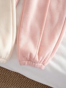 2件套少女时尚可爱-蝴蝶结装饰腰带-立体蕾丝裙休闲打底裤，柔软舒适弹力腰身，毛绒加厚款式，休闲百搭运动风，适合秋冬季户外活动，上学、骑行、慢跑、派对、度假、聚会及日常休闲，任何场景