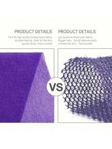 1/3/5个非洲去角质网状沐浴海绵，尼龙浴巾，用于日常肌肤柔滑和去角质的浴巾，网状沐浴球，2/10个去角质沐浴巾，清洁泡沫沐浴球，深度清洁沐浴球，圣诞节，圣诞装饰，圣诞礼物。 - 彩色 - 查看 9