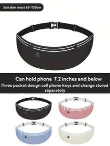 Professionelle Laufhüfttasche Sport Gürtel Tasche Handyhülle Herren Damen Tasche Fitnessstudio Sport Taschen Laufgürtel Hüfttasche. Der Beutel ist sehr leicht für den Outdoor-Einsatz und für den Fitnessstudio geeignet.