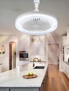 10.23-Inch LED Fan Light, 5 Blades, 360° Flexible Rotation, With Remote Control And Aroma Function, Comes With Fragrance, Upgraded Crystal Cover, Adjustable Color Temperature, Brightness, Wind Speed, Timer Function, Suitable For Bedroom, Living Room, Study, Store And Other Spaces