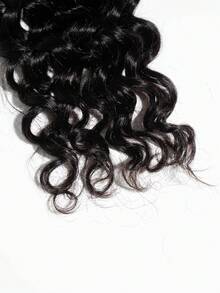 QVR QUEEN VIRGIN REMY QVR Water Wave Bulk Human Hair Extensions For BOHO Braids Natural Black Braiding Hair 95g