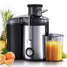 Centrífuga Alimentos Elétrica Juicer Suco Frutas - Preto - Visão 3