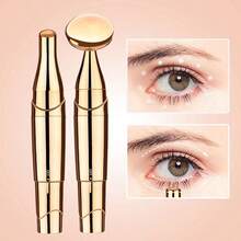 Masajeador facial y ocular dos en uno/masajeador de mascarilla/masajeador de cuerpo completo - Dorado - Ver 9
