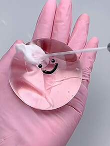 1pc Soft & Bouncy Transparent Smiling Face Squeeze Toy, Inflatable, Suitable For Classroom Rewards, Birthday Gifts, Office Stress Relief, Children's Day, Thanksgiving, Halloween And Christmas Gifts, Birthday Party Favors, Squeeze Stress Ball - Multicolor - View 2