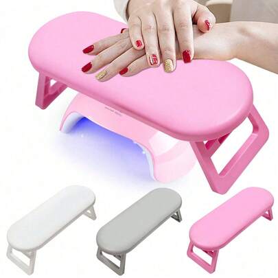 1个符合人体工学的凝胶腕托垫，柔软舒适，适合美甲师和家庭DIY使用，防水易清洁表面，是美甲沙龙、美容学校、初学者的理想之选，也是圣诞节和情人节的绝佳礼物。