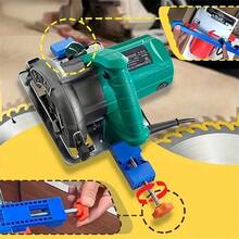 1/6pcs Adjustable ABS Base Guide, Suitable For Electric Circular Saws And Grinders - High Precision Positioning Clamp For Woodworking, DIY Projects And Precision Cutting Tasks | Durable Structure | Woodworking Tool Accessory - Multicolor - View 10